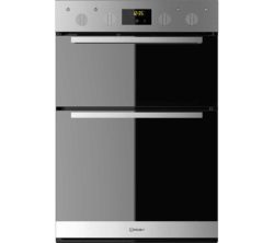 INDESIT  IDD 6340 IX Electric Double Oven - Stainless Steel